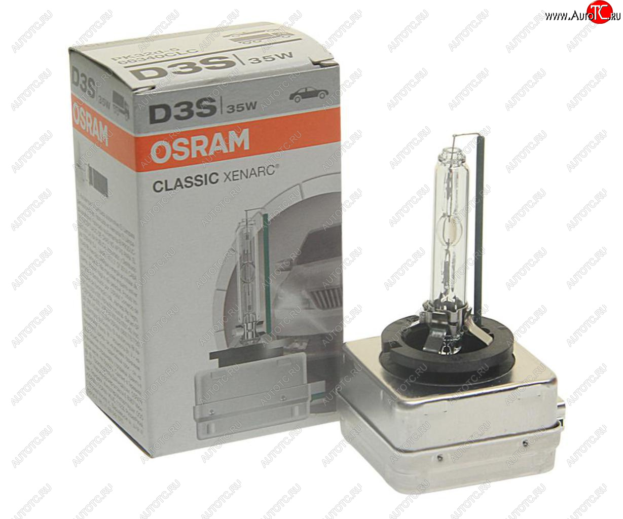 6 299 р. Лампа ксеноновая D3S 35W PK32d-5 4150K 42V Classic OSRAM OSRAM 66340clc-fs  с доставкой в г. Майкоп