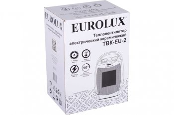 2 449 р. Тепловентилятор бытовой 1.80кВт (18кв.м) настольный белый EUROLUX EUROLUX 6727  с доставкой в г. Майкоп. Увеличить фотографию 15