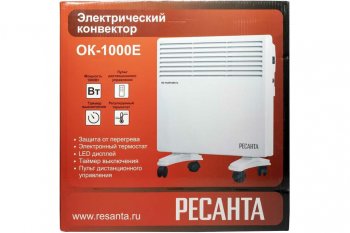 4 999 р. Конвектор 1кВт 50Гц 220-230В LED-дисплей РЕСАНТА РЕСАНТА 67412  с доставкой в г. Майкоп. Увеличить фотографию 12