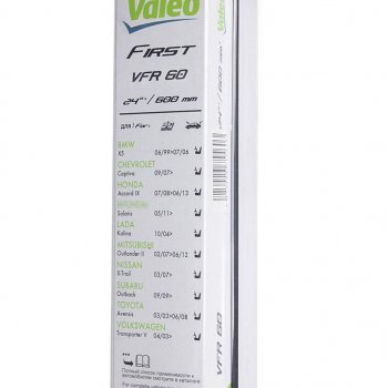 689 р. Щетка стеклоочистителя 600мм каркасная First VALEO VALEO 675560  с доставкой в г. Майкоп. Увеличить фотографию 2