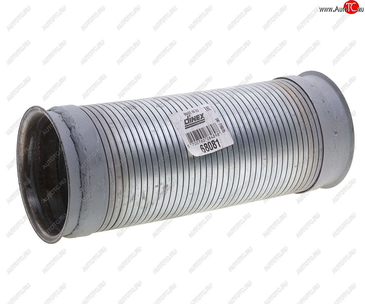 3 899 р. Гофра SCANIA P,G,R,T series дв.DC9,11,DC,DT12 глушителя (L305x115) (цинк) DINEX DINEX 68081 DINEX 68081  с доставкой в г. Майкоп