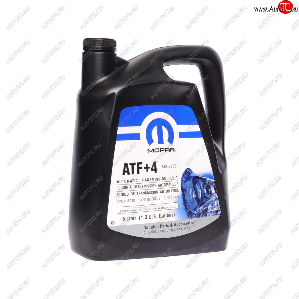 7 999 р. Масло трансмиссионное ATF для АКПП MS-9602 CHRYSLER 5л MOPAR MOPAR 68218058ac  с доставкой в г. Майкоп