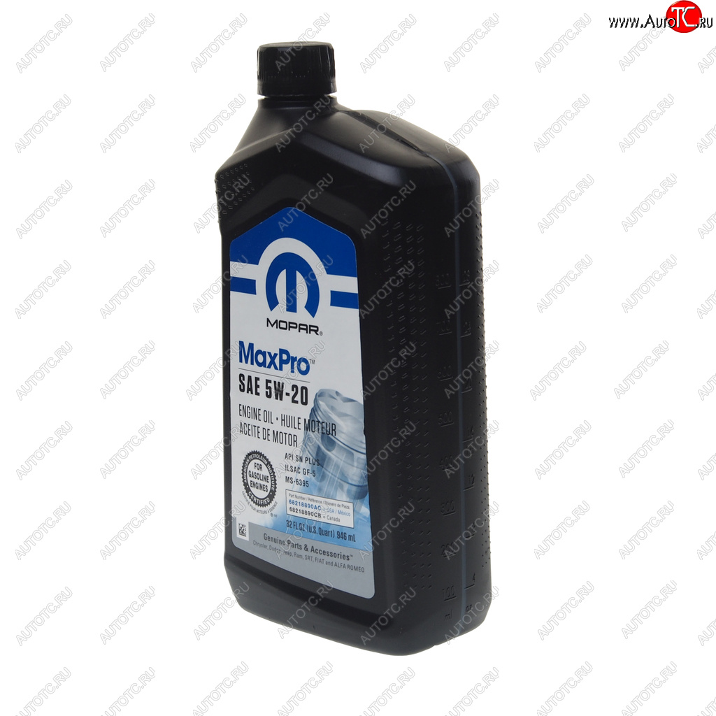 1 339 р. Масло моторное CHRYSLER 5W20 псинт.0.946л MOPAR CHRYSLER 68518202aa  с доставкой в г. Майкоп