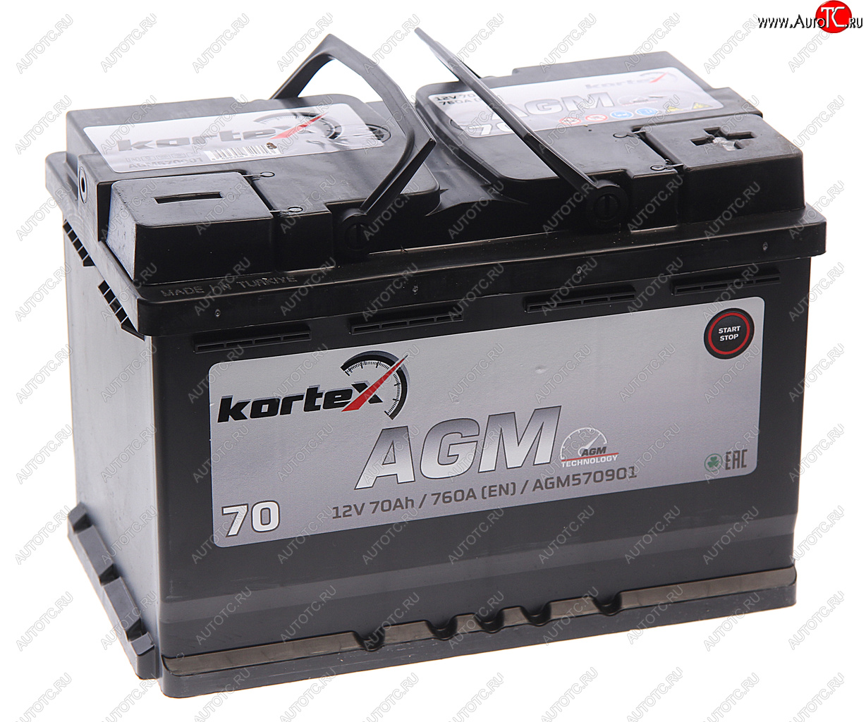 23 699 р. Аккумулятор KORTEX AGM 70Ач обратная полярность KORTEX 6ст70(0) agm570901  с доставкой в г. Майкоп