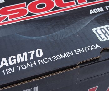 25 499 р. Аккумулятор SOLITE AGM 70Ач обратная полярность SOLITE 6ст70(0) agm70l  с доставкой в г. Майкоп. Увеличить фотографию 5