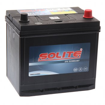 15 949 р. Аккумулятор SOLITE EFB Asia 70Ач обратная полярность SOLITE 6ст70(0) q85l  с доставкой в г. Майкоп. Увеличить фотографию 1