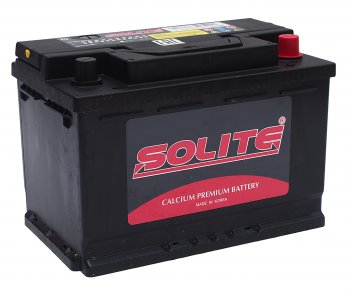 13 999 р. Аккумулятор SOLITE 74Ач обратная полярность SOLITE 6ст74(0) cmf 57412  с доставкой в г. Майкоп. Увеличить фотографию 1