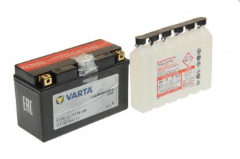 5 249 р. Аккумулятор VARTA MOTO AGM 7Ач VARTA 6ст7 507 901 012 (yt7b-4(bs))  с доставкой в г. Майкоп. Увеличить фотографию 1