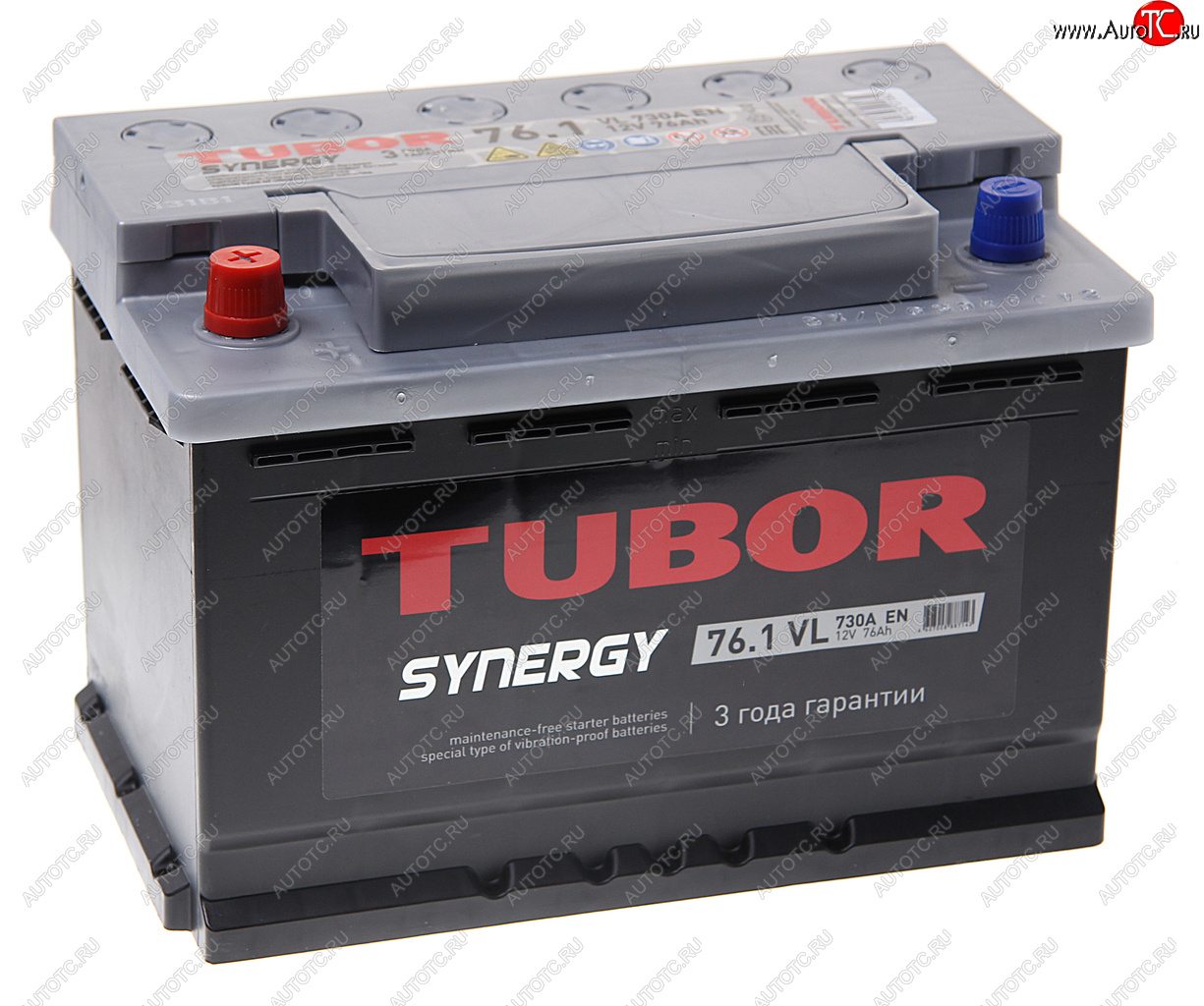 12 549 р. Аккумулятор TUBOR Synergy 76Ач TUBOR 6ст76(1)  с доставкой в г. Майкоп