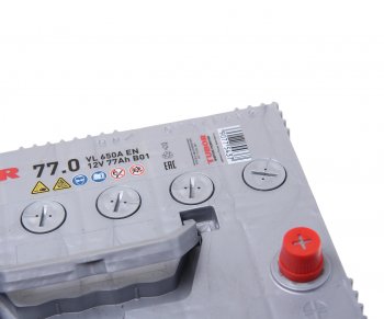12 499 р. Аккумулятор TUBOR Asia Silver 77Ач обратная полярность TUBOR 6ст77(0) d26l  с доставкой в г. Майкоп. Увеличить фотографию 2