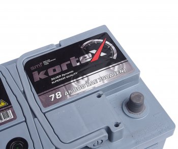 13 399 р. Аккумулятор KORTEX SILVER Dynamic 78Ач KORTEX 6ст78(1) smf578401  с доставкой в г. Майкоп. Увеличить фотографию 4