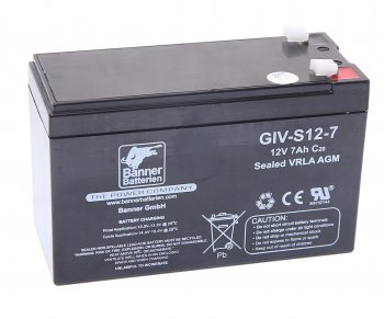 2 579 р. Аккумулятор BANNER GIV-S 7Ач BANNER 6ст7 giv-s 12-7  с доставкой в г. Майкоп. Увеличить фотографию 1