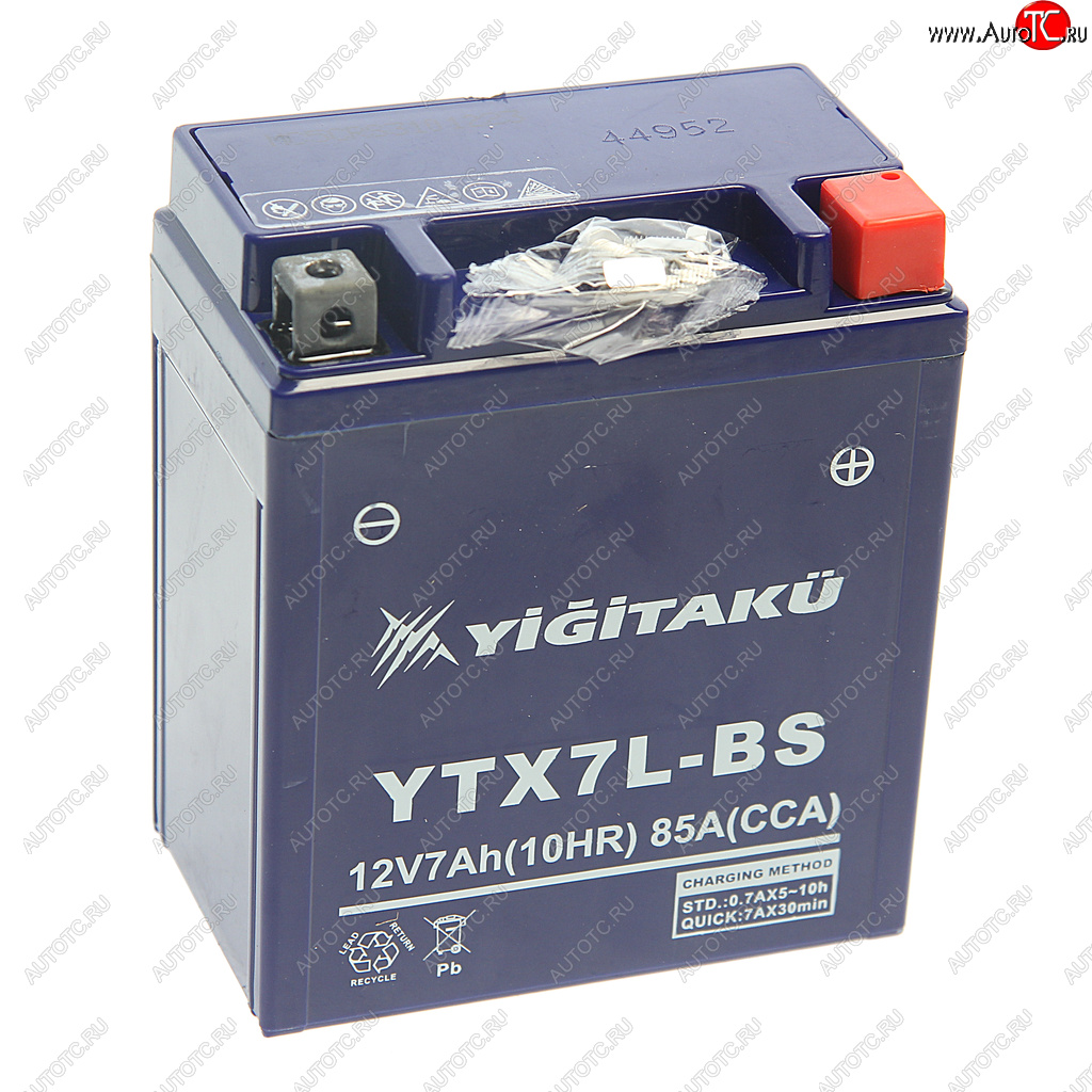 2 399 р. Аккумулятор YIGITAKU MOTO GEL 7А/ч MACPOWER 6ст7 ytx7l-bs(mf) MACPOWER 6ст7 ytx7l-bs(mf)  с доставкой в г. Майкоп
