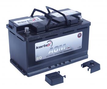 26 649 р. Аккумулятор KORTEX AGM 80Ач обратная полярность KORTEX 6ст80(0) agm580901  с доставкой в г. Майкоп. Увеличить фотографию 2