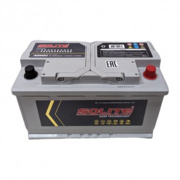 27 999 р. Аккумулятор SOLITE AGM 80Ач обратная полярность SOLITE 6ст80(0) agm80l  с доставкой в г. Майкоп. Увеличить фотографию 3