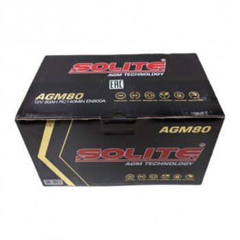 27 999 р. Аккумулятор SOLITE AGM 80Ач обратная полярность SOLITE 6ст80(0) agm80l  с доставкой в г. Майкоп. Увеличить фотографию 5