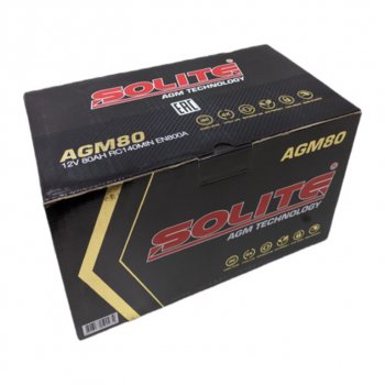 27 999 р. Аккумулятор SOLITE AGM 80Ач обратная полярность SOLITE 6ст80(0) agm80l  с доставкой в г. Майкоп. Увеличить фотографию 6