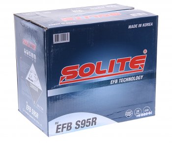 18 449 р. Аккумулятор SOLITE EFB Asia 80Ач SOLITE 6ст80(1) s95r  с доставкой в г. Майкоп. Увеличить фотографию 3