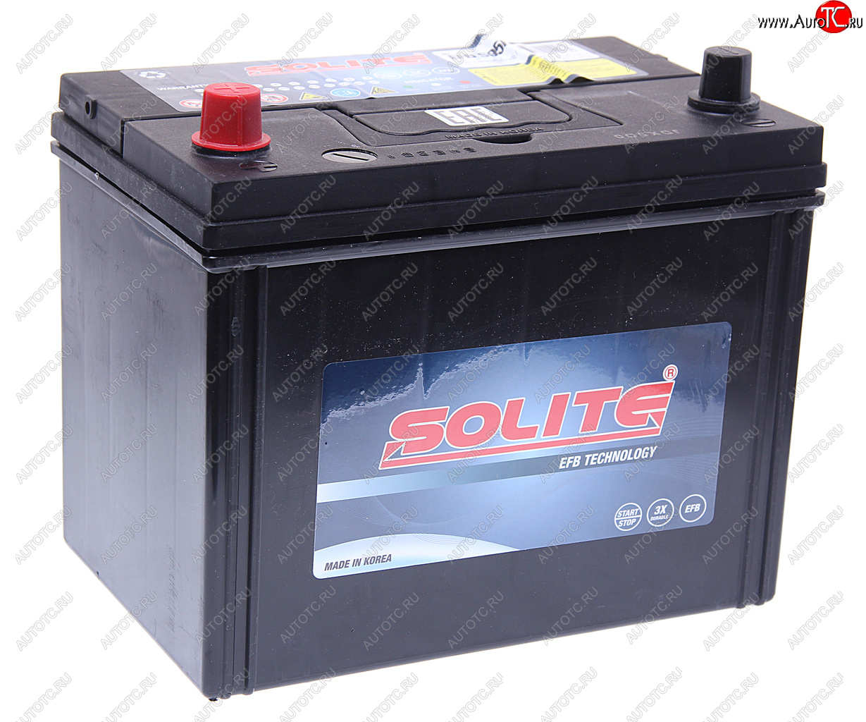 18 449 р. Аккумулятор SOLITE EFB Asia 80Ач SOLITE 6ст80(1) s95r  с доставкой в г. Майкоп