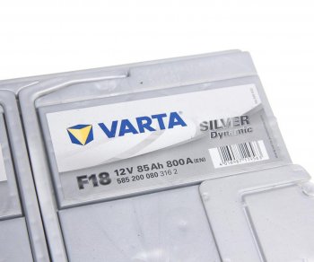 19 549 р. Аккумулятор VARTA Silver Dynamic 85Ач обратная полярность, низкий VARTA 6ст85(0) f18  с доставкой в г. Майкоп. Увеличить фотографию 2