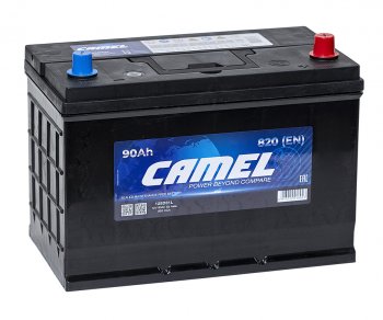 10 749 р. Аккумулятор CAMEL Asia 90Ач обратная полярность CAMEL 6ст90(0) 125d31l  с доставкой в г. Майкоп. Увеличить фотографию 1