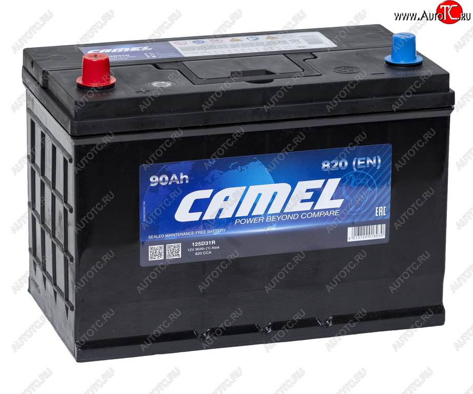 10 999 р. Аккумулятор CAMEL Asia 90Ач CAMEL 6ст90(0) 125d31r  с доставкой в г. Майкоп