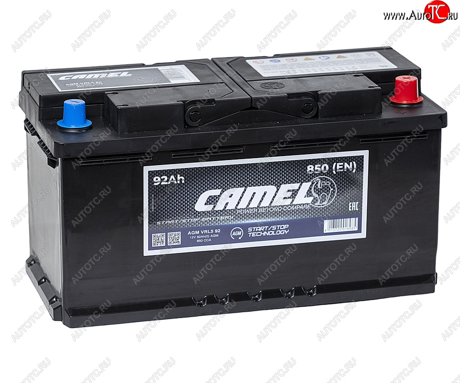 14 999 р. Аккумулятор CAMEL AGM 92Ач обратная полярность CAMEL 6ст92(0) l5  с доставкой в г. Майкоп
