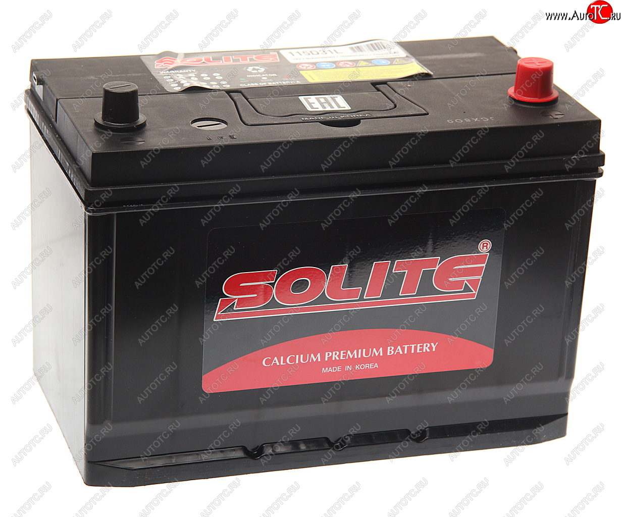15 999 р. Аккумулятор SOLITE 95Ач обратная полярность SOLITE 6ст95(0) 115d31l  с доставкой в г. Майкоп