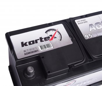 28 999 р. Аккумулятор KORTEX AGM 95Ач обратная полярность KORTEX 6ст95(0) agm595901  с доставкой в г. Майкоп. Увеличить фотографию 2