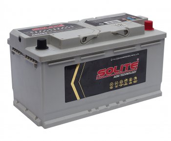 30 999 р. Аккумулятор SOLITE AGM 95Ач обратная полярность SOLITE 6ст95(0) agm95l  с доставкой в г. Майкоп. Увеличить фотографию 1