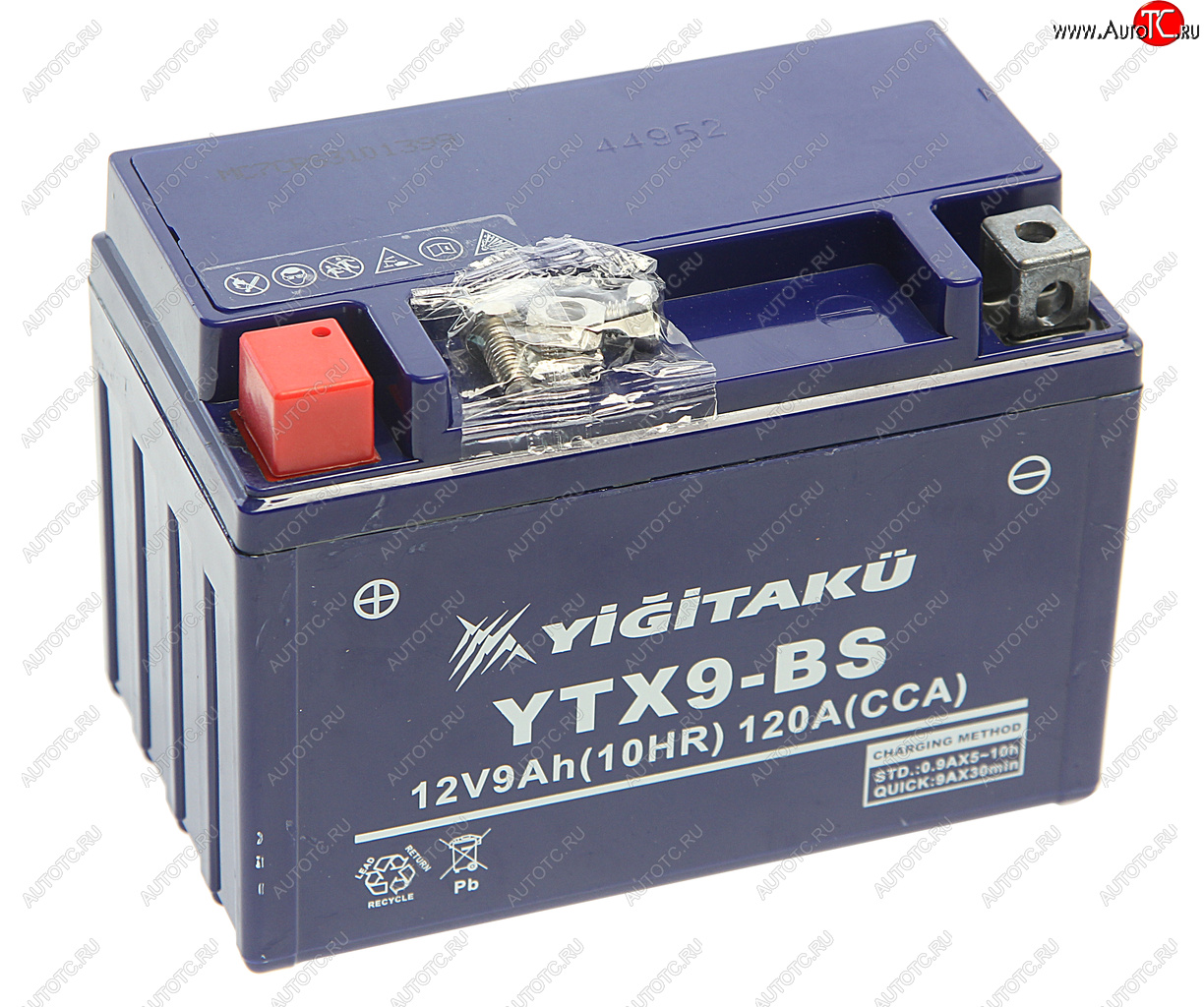 3 599 р. Аккумулятор YIGITAKU MOTO GEL 9А/ч MACPOWER 6ст9 ytx9-bs(mf) MACPOWER 6ст9 ytx9-bs(mf)  с доставкой в г. Майкоп