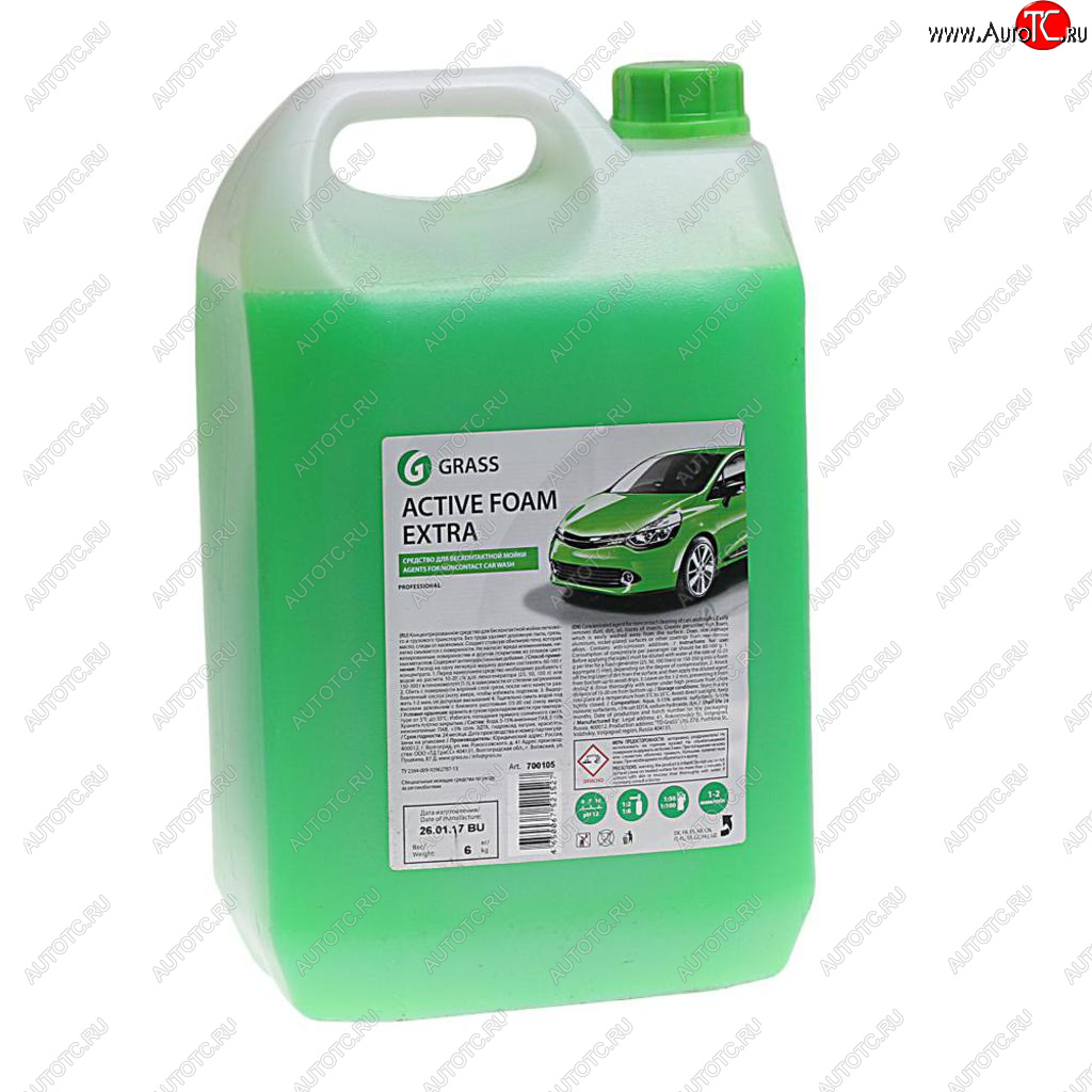 1 999 р. Шампунь для бесконтактной мойки 6кг Active Foam Extra GRASS GRASS 700105  с доставкой в г. Майкоп