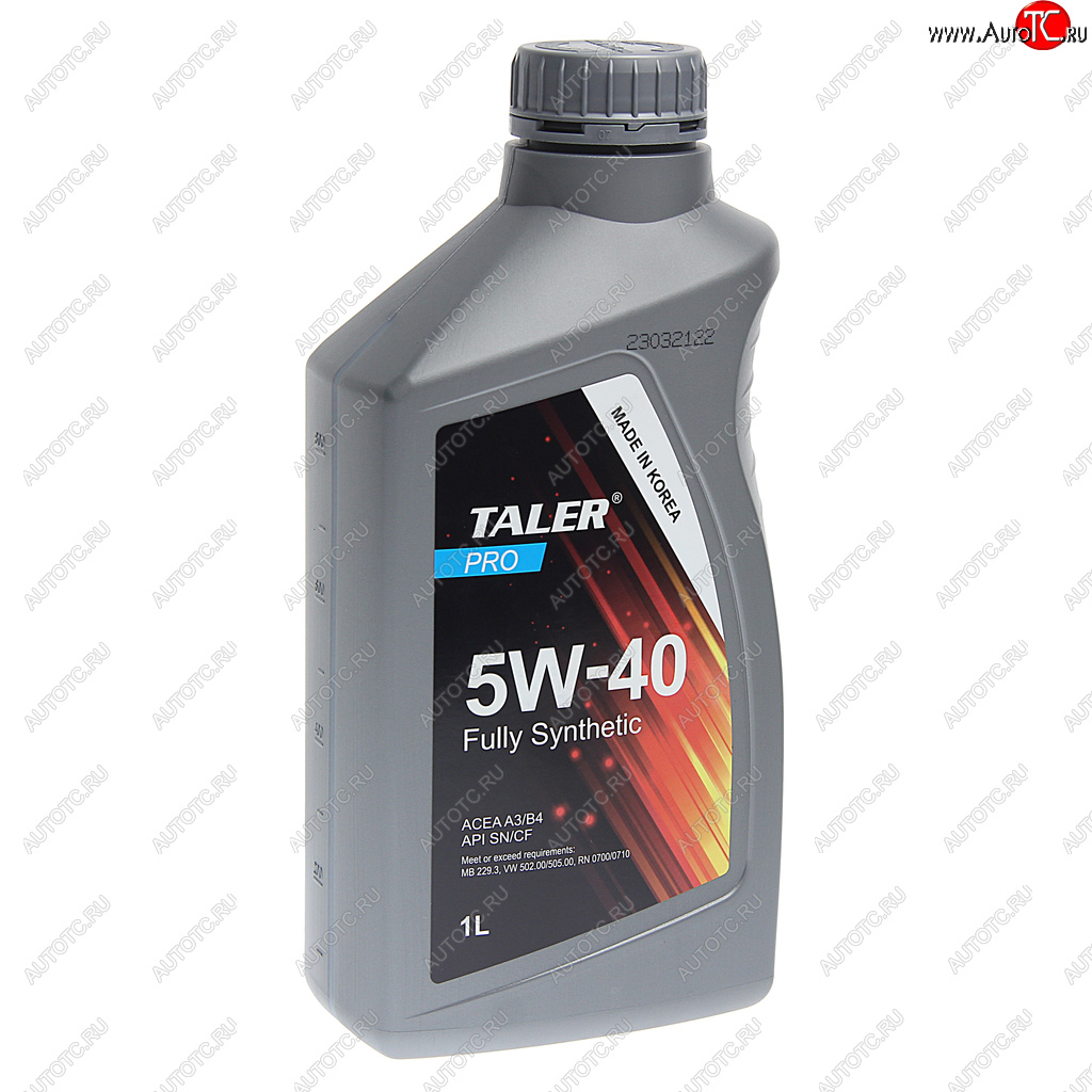 1 079 р. Масло моторное PRO A3B4 5W40 синт.1л TALER TALER 700114  с доставкой в г. Майкоп