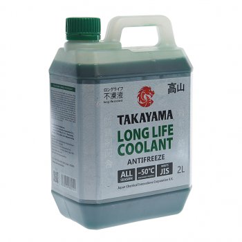 569 р. Антифриз зеленый Long Life -50C 2л TAKAYAMA TAKAYAMA 700503  с доставкой в г. Майкоп. Увеличить фотографию 1