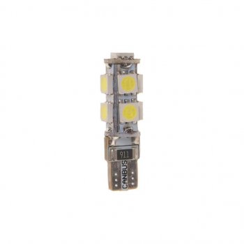 128 р. Лампа светодиодная 24V W5W T10 W2.1x9.5d 6000K 9 LED с обманкой CANbus MEGAPOWER MEGAPOWER-AUTOMOTIVE 70215w-24  с доставкой в г. Майкоп. Увеличить фотографию 2