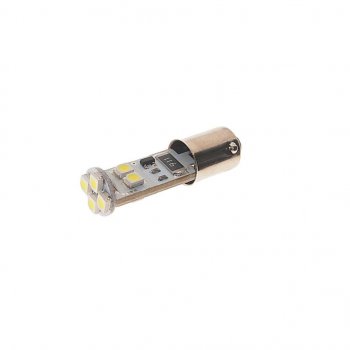 169 р. Лампа светодиодная 24V T4W BA9s 6000K 8 светодиодов с обманкой CANbus MEGAPOWER MEGAPOWER-AUTOMOTIVE 70223w-24  с доставкой в г. Майкоп. Увеличить фотографию 2