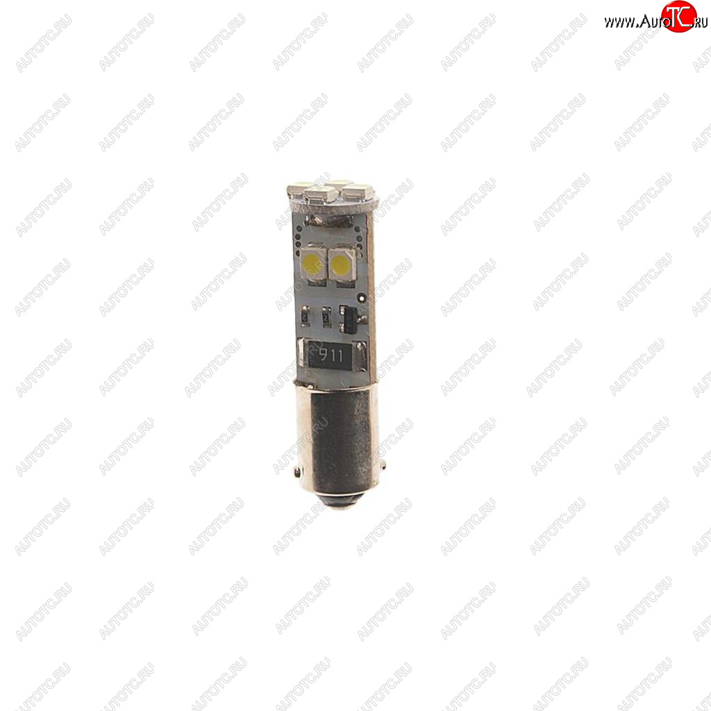 169 р. Лампа светодиодная 24V T4W BA9s 6000K 8 светодиодов с обманкой CANbus MEGAPOWER MEGAPOWER-AUTOMOTIVE 70223w-24  с доставкой в г. Майкоп