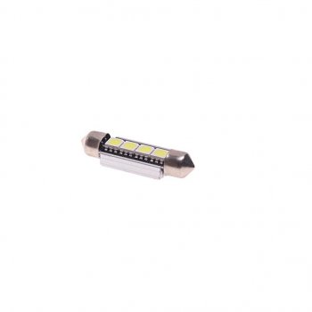 83 р. Лампа светодиодная 12V C5W SV8.5-8 6000K двухцокольная 4 светодиода с обманкой CANbus MEGAPOWER MEGAPOWER-AUTOMOTIVE 70232w  с доставкой в г. Майкоп. Увеличить фотографию 1