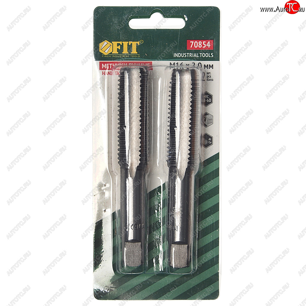 569 р. Метчик М16х2.0мм комплект 2шт. FIT FIT 70854  с доставкой в г. Майкоп