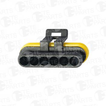 699 р. Разъем IVECO электрический (6-ти контактный) (7813067+7813062) TE PARTS TE PARTS 7113029  с доставкой в г. Майкоп. Увеличить фотографию 4