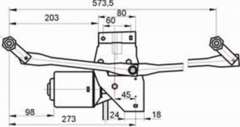 6 799 р. Стеклоочиститель ГАЗ-4301,МАЗ,БЕЛАЗ в сборе КЗАЭ КЗАЭ 711.5205100  с доставкой в г. Майкоп. Увеличить фотографию 3