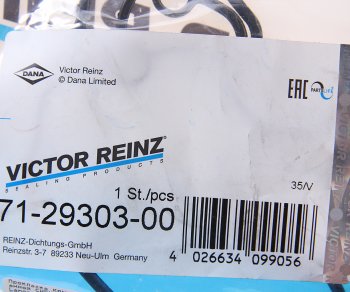399 р. Прокладка крышки клапанной CHEVROLET Aveo,Lanos,Rezzo VICTOR REINZ VICTOR REINZ 71-29303-00  с доставкой в г. Майкоп. Увеличить фотографию 3