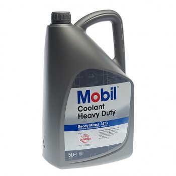 4 399 р. Антифриз желтый 5л COOLANT HEAVY DUTY MOBIL MOBIL 720943  с доставкой в г. Майкоп. Увеличить фотографию 1