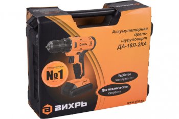 5 199 р. Дрель-шуруповерт аккумуляторный 18.0В 1.5Ач (2АКБ Li-Ion,кейс) ВИХРЬ ВИХРЬ 721425  с доставкой в г. Майкоп. Увеличить фотографию 15