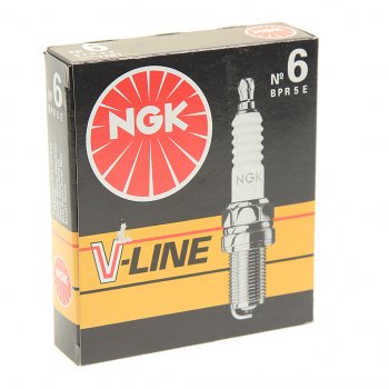 419 р. Свеча зажигания ЗМЗ-406 V-LINE №6 NGK (1шт.) NGK 7281  с доставкой в г. Майкоп. Увеличить фотографию 3