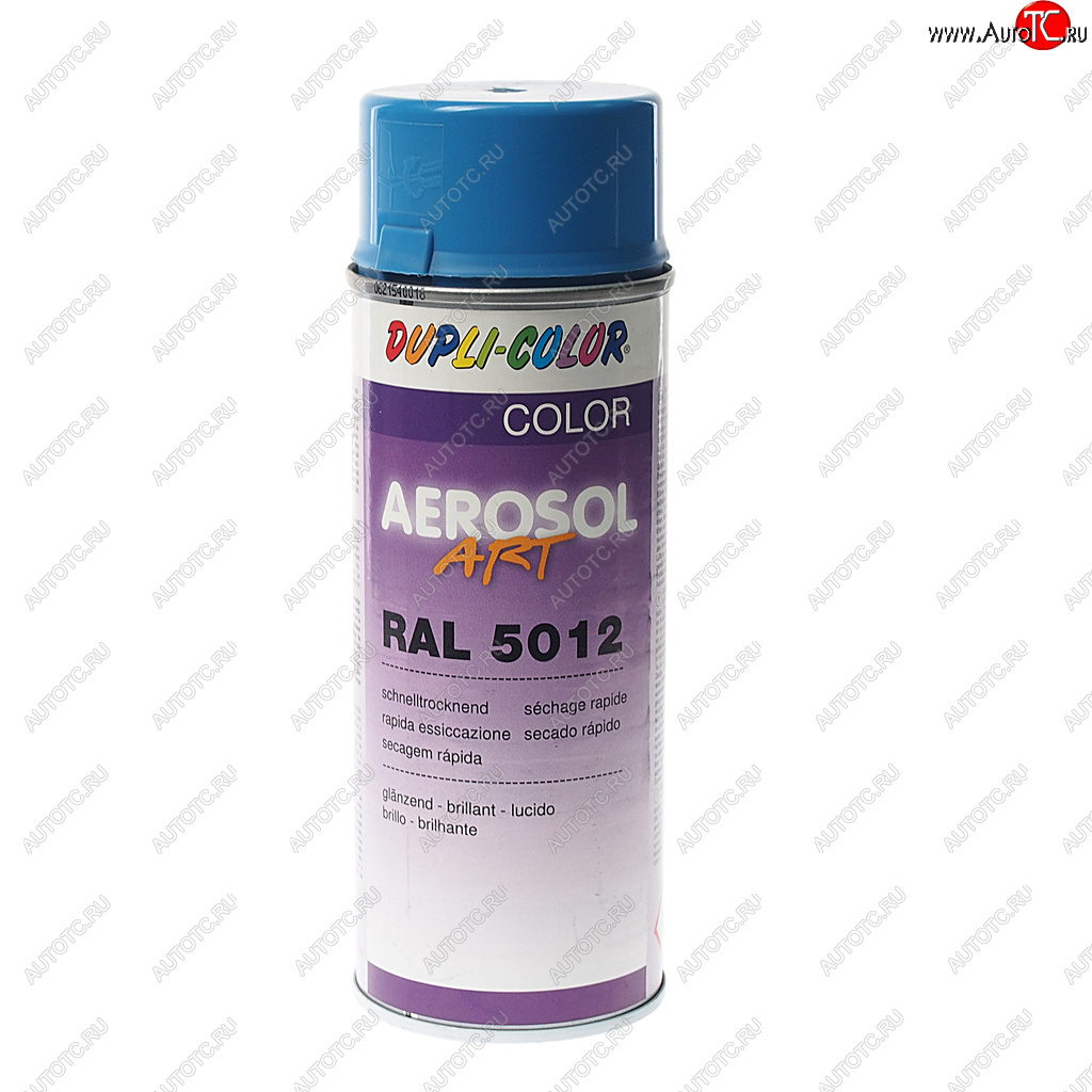 254 р. Краска голубая глянцевая 400мл RAL5012 DUPLI COLOR DUPLI COLOR 733017  с доставкой в г. Майкоп