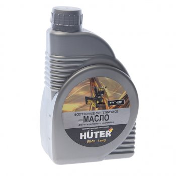 649 р. Масло моторное для 4-х тактных двигателей 4T 5W30 синт.1л HUTER HUTER 73812  с доставкой в г. Майкоп. Увеличить фотографию 1