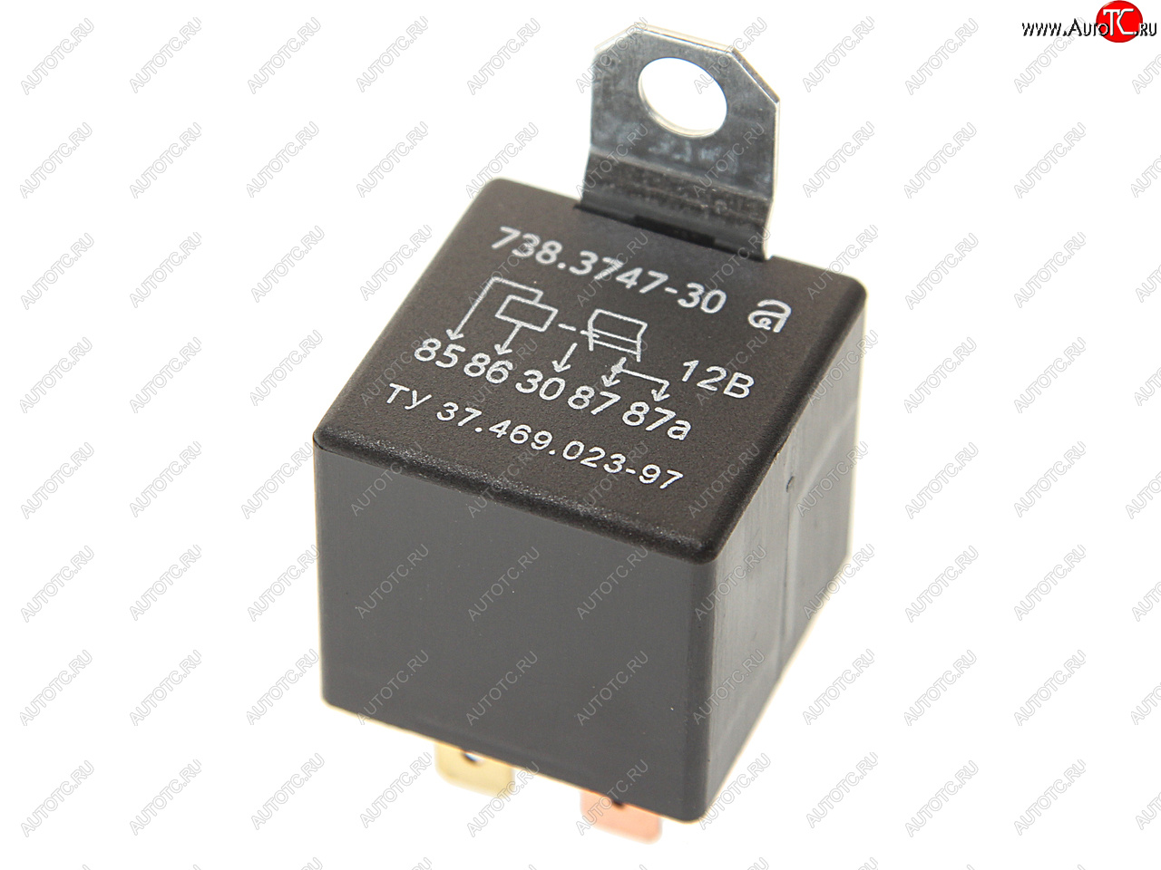 329 р. Реле электромагнитное 12V 5-ти контактное 6520А замык. с кронштейном АВАР АВАР 738.3747-30  с доставкой в г. Майкоп