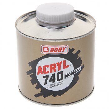 699 р. Растворитель ACRYL 740 Normal 0.5л BODY BODY 7400000000  с доставкой в г. Майкоп. Увеличить фотографию 1