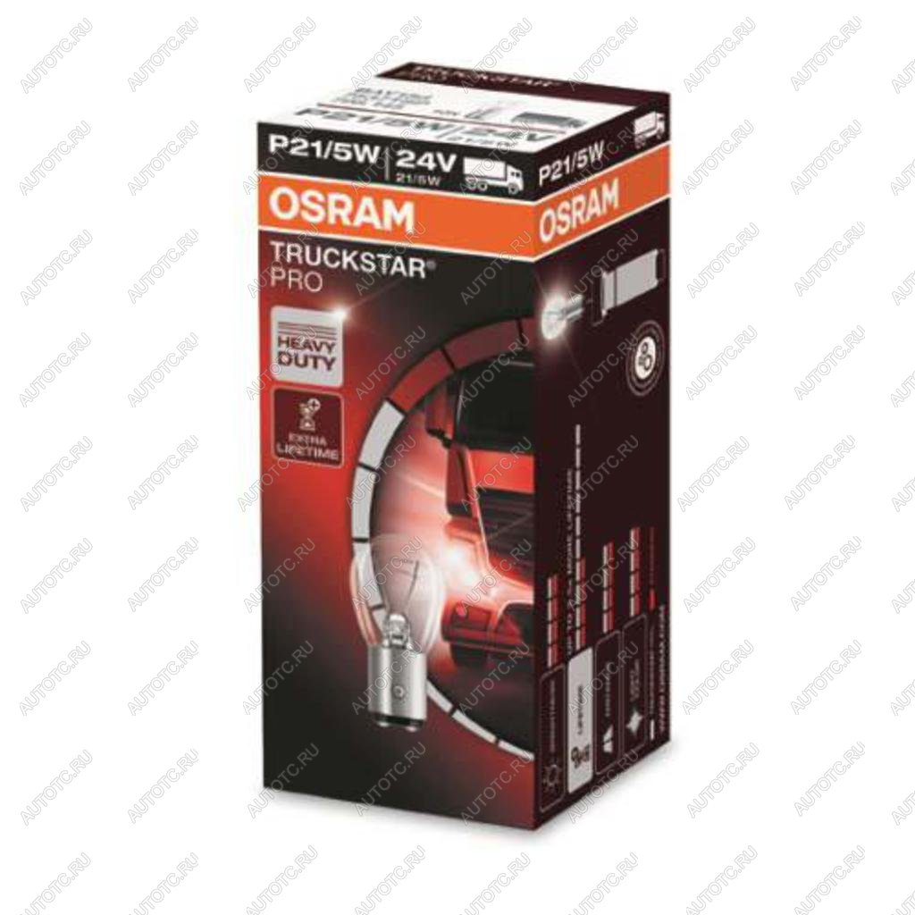 141 р. Лампа 24V P215W BAY15d +100% Truckstar Pro OSRAM OSRAM 7537tsp  с доставкой в г. Майкоп